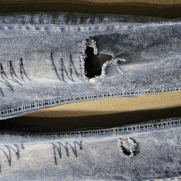 ZANADI Women's Distressed Denim Boho Jeans Sz 18 - Picture 6 of 12